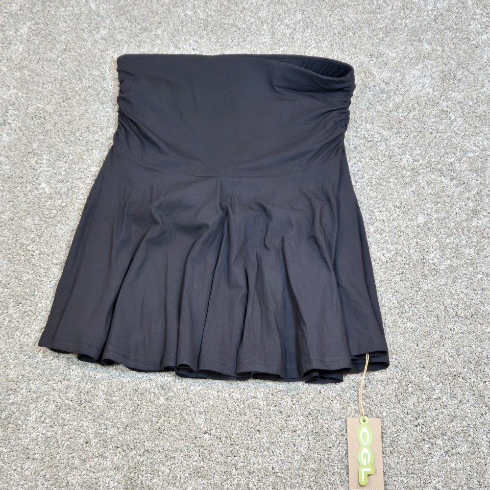 OGL Move Eco-SkinKiss Essential Ruched Mini Circle Skirt Women's M Lined Shorts